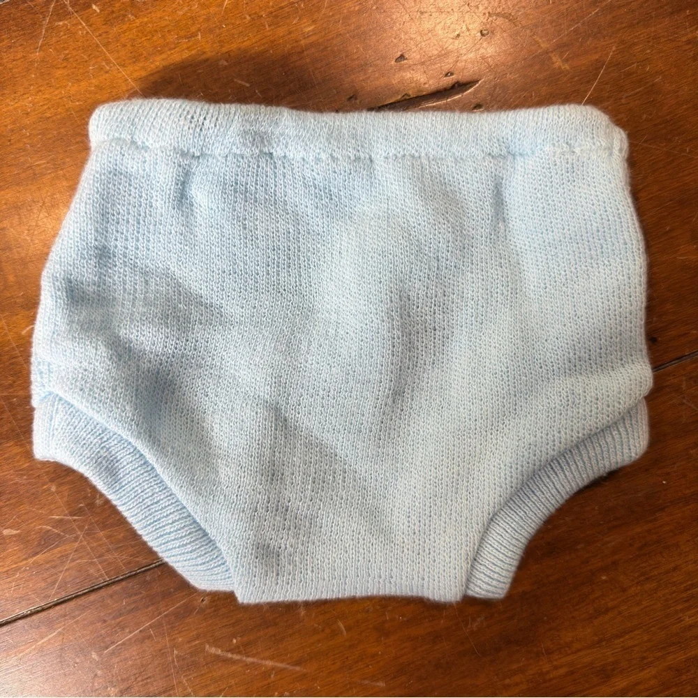 Baby Blue Knit Bloomers